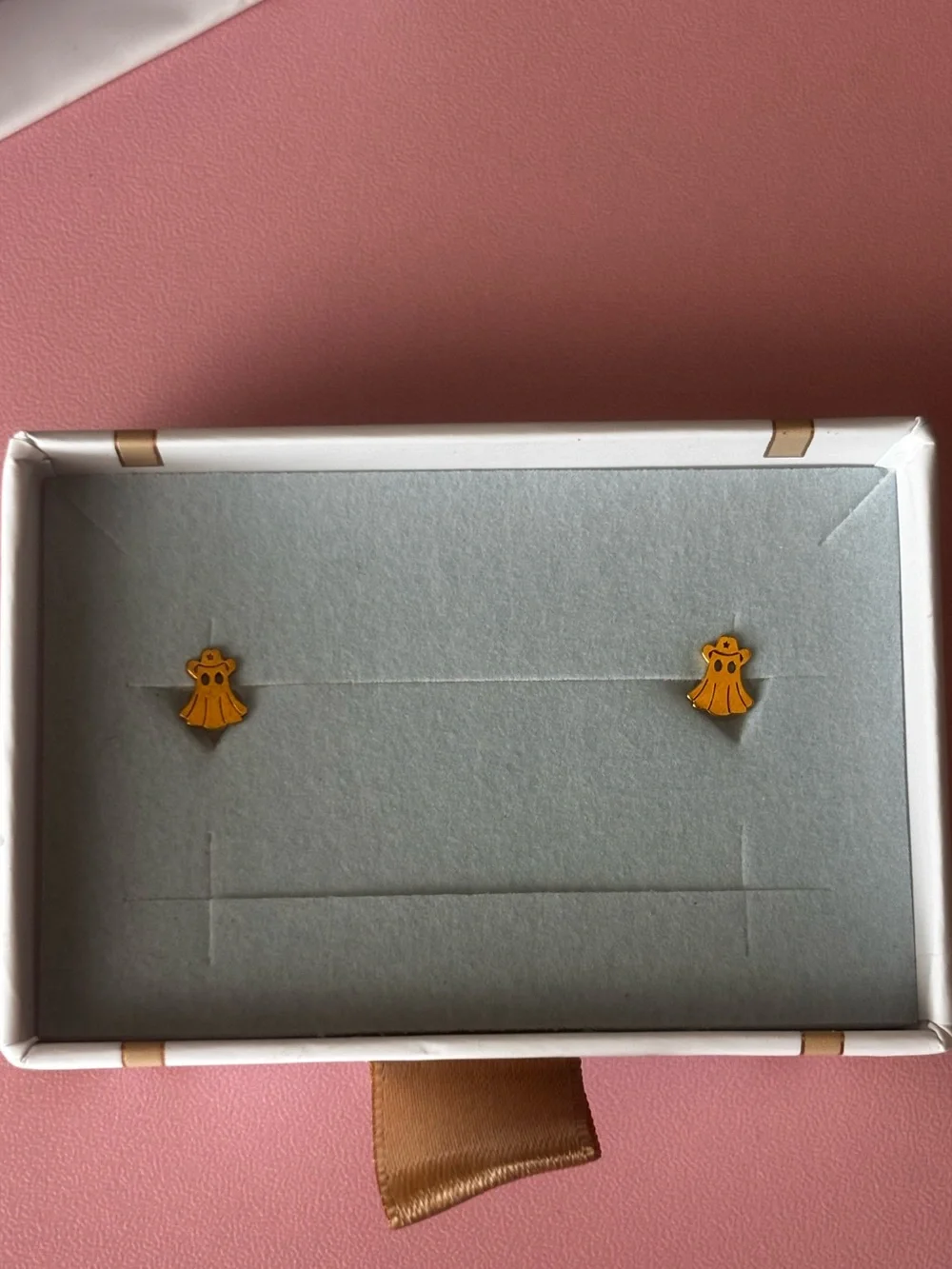 24K Gold Filled Ghost Earrings